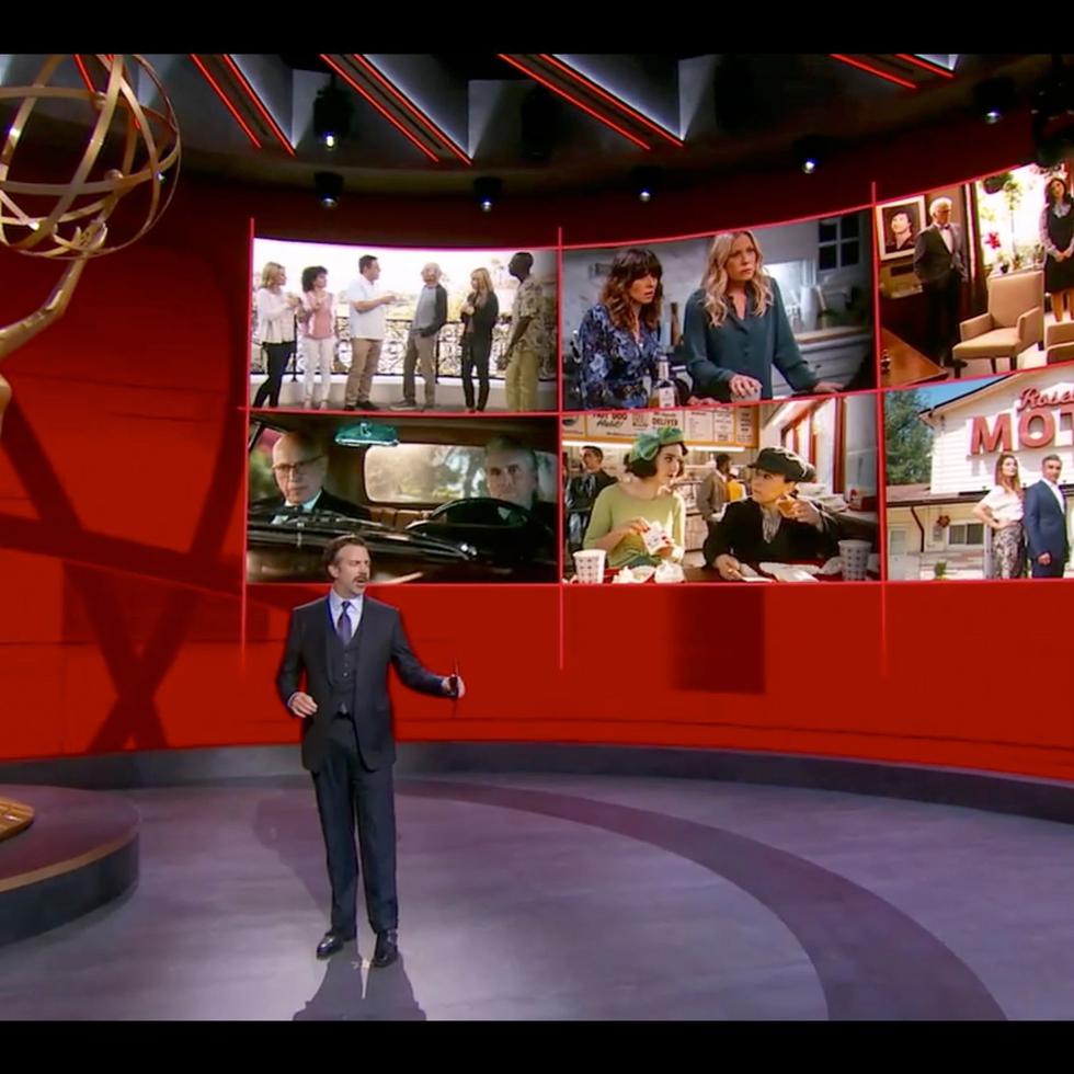 La 72 edición de los Emmy se celebraron anoche en Los Ángeles de manera virtual por el coronavirus. (EFE)