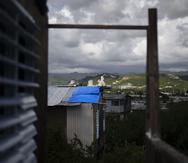Foto tomada en Ponce durante recorrido por varias zonas del sur de Puerto Rico, donde viviendas perdieron el techo durante el paso del huracán Fiona.