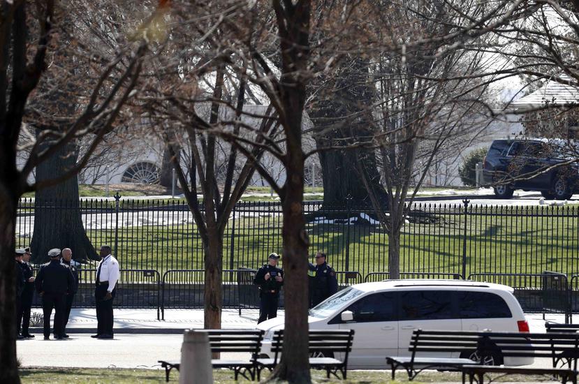 Sean Patrick Keoughan fue detenido cerca de Casa Blanca. (AP)