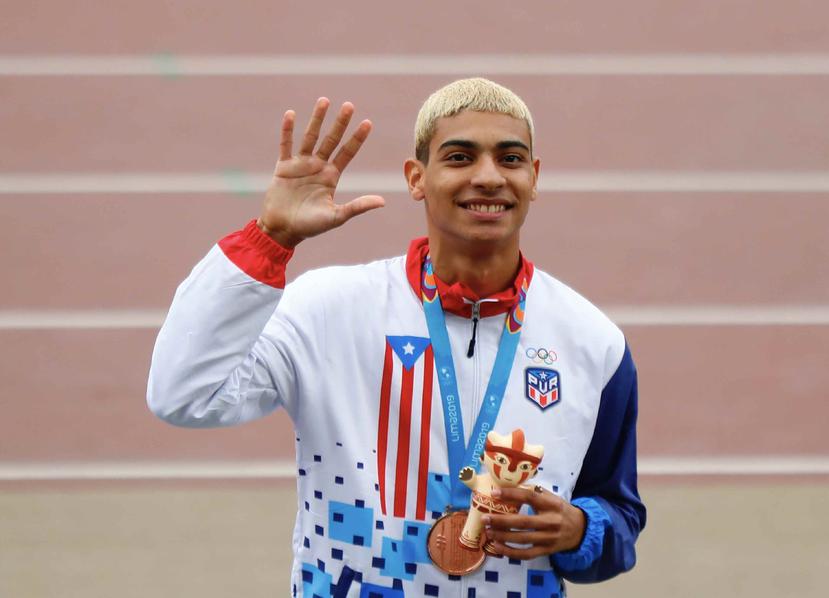 Ryan Sánchez ganó medalla de bronce en los 800 metros en Lima y de una vez aseguró su pase olímpico. (Suministrada)