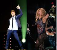 Ricky Martin, Shakira y Pitbull han destacado con sus canciones ee la justa deportiva. (Emol / GDA)