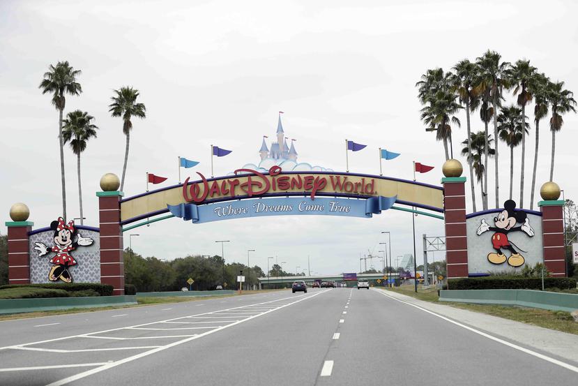 Una de las entradas a Walt Disney World en Orlando, Florida. (AP)