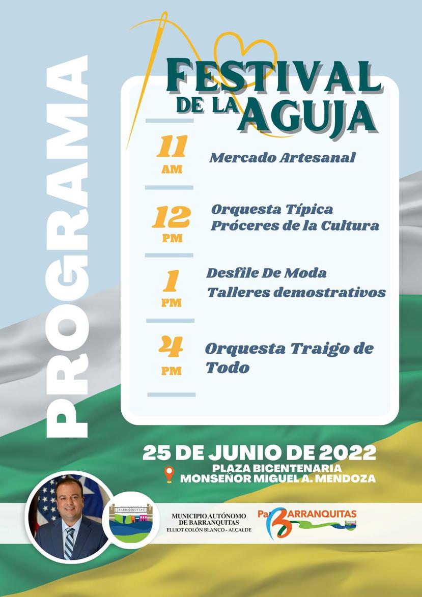 El Primer Festival de la Aguja tendrá lugar el 25 de junio.