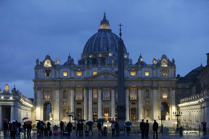 Vista de El Vaticano cerrado al público durante la cuarentena.