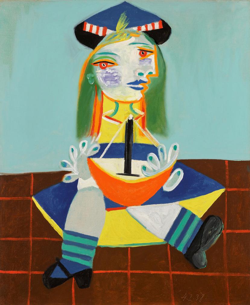 "Fillette au bateau, Maya" (1938) de Pablo Picasso