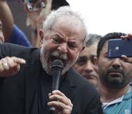 Lula da Silva permaneció en la cárcel durante 580 días. (AP/Nelson Antoine)