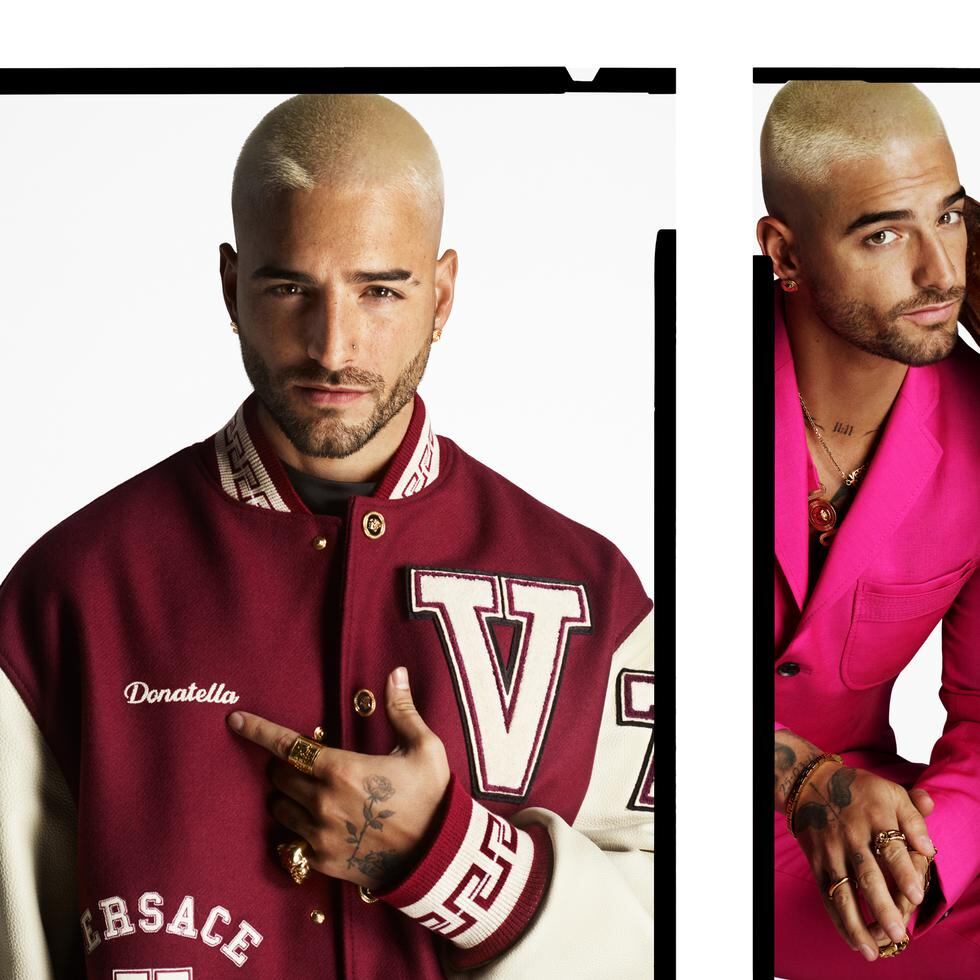 Maluma protagoniza la nueva campaña Versace Men.