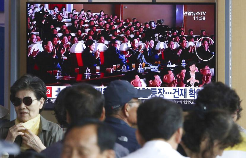 Kim Yong-chol participó junto a Kim Jong-un de un concierto musical en Pyongyang, Corea del Norte. (AP)
