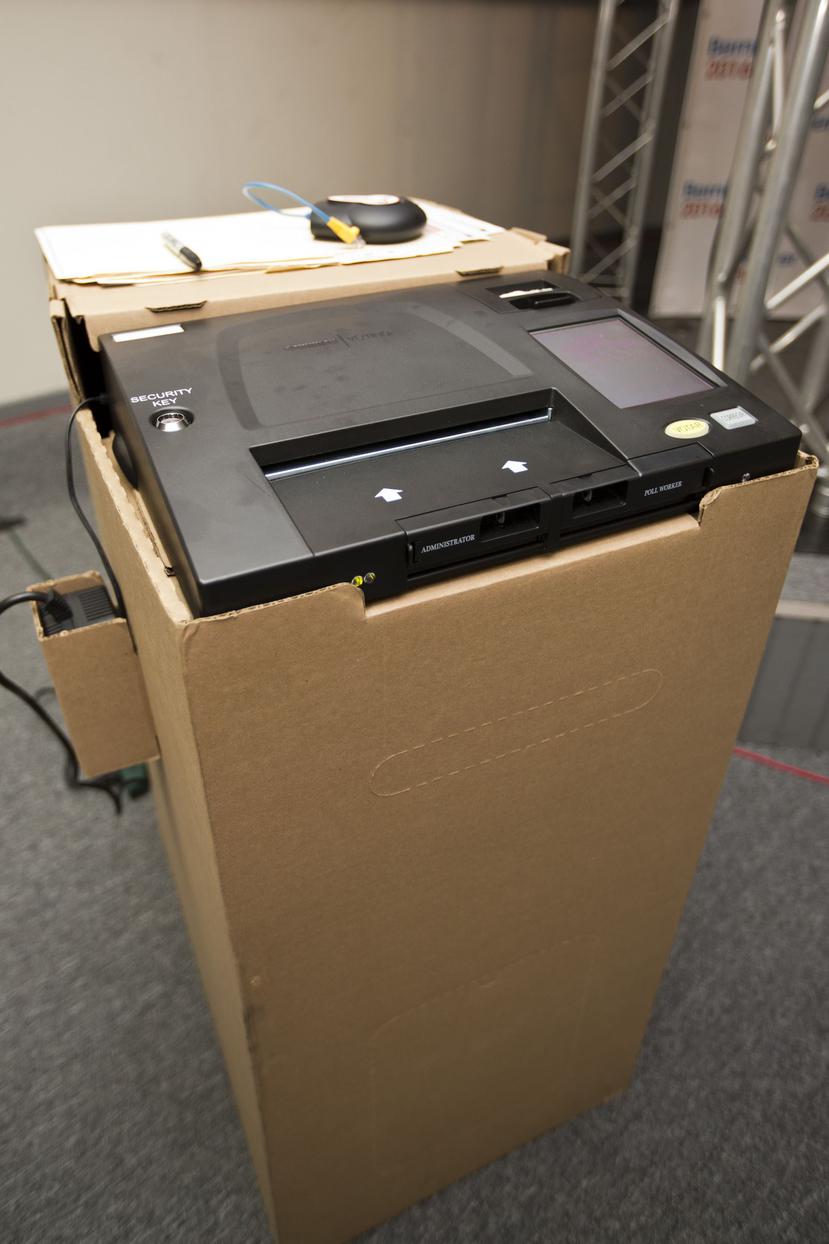 Las máquinas de escrutinio electrónico fueron utilizadas en el plebiscito de status celebrado en 2017. (GFR Media)