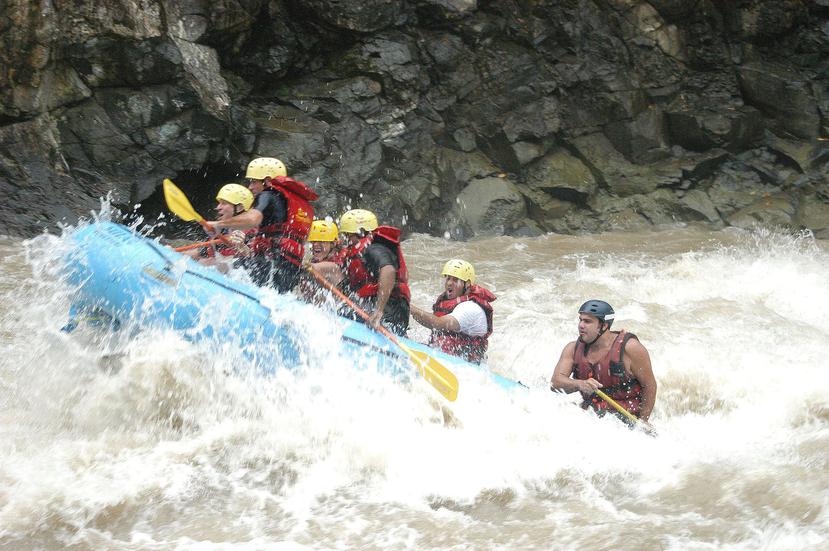 El rafting consiste en navegar un río en una balsa. (GFR Media)