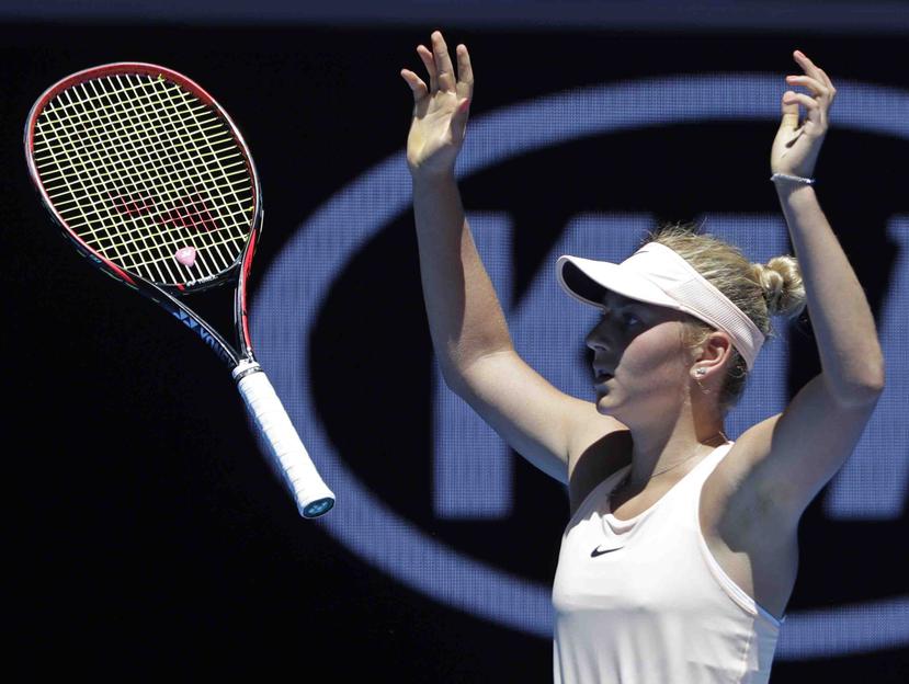 Kostyuk llegó al torneo en el puesto 521 del ranking de la WTA . (AP)