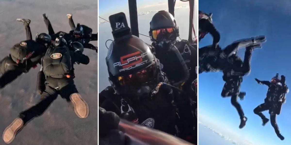 ¡Rompen récord mundial en paracaidismo!