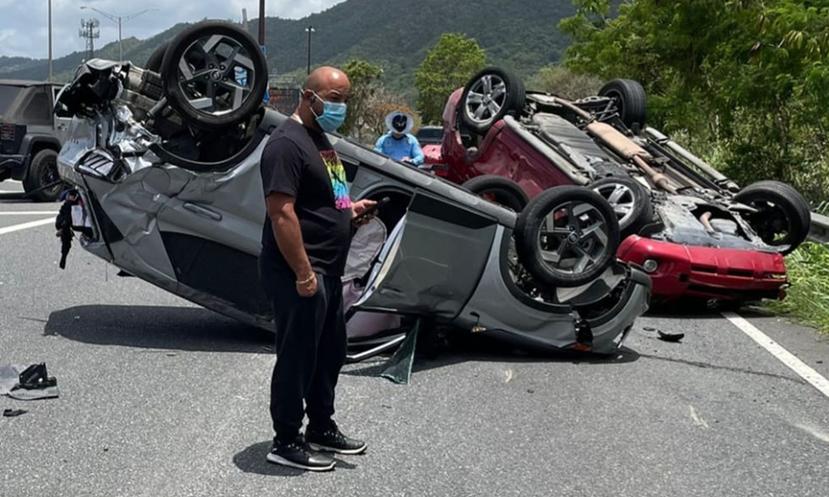 El accidente de tránsito ocurrió en la PR- 30, en dirección de Caguas a San Juan.