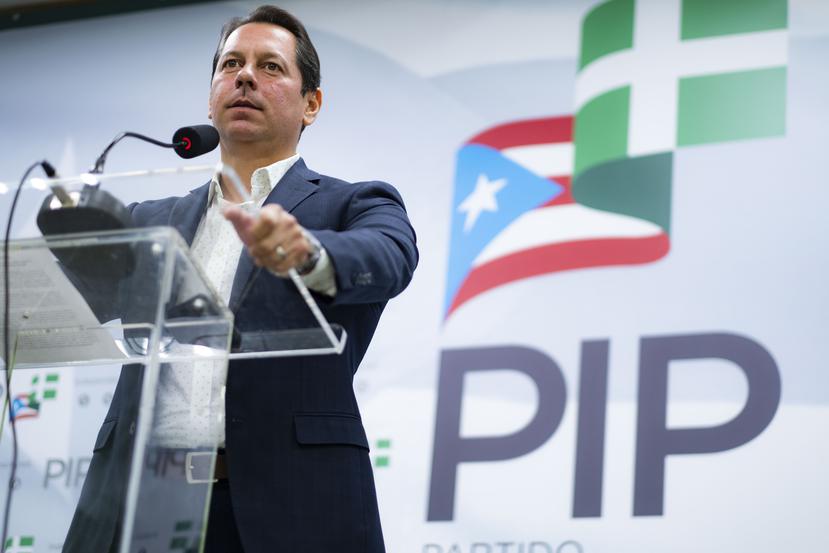 El candidato del PIP a la gobernación en la pasada contienda, Juan Dalmau.