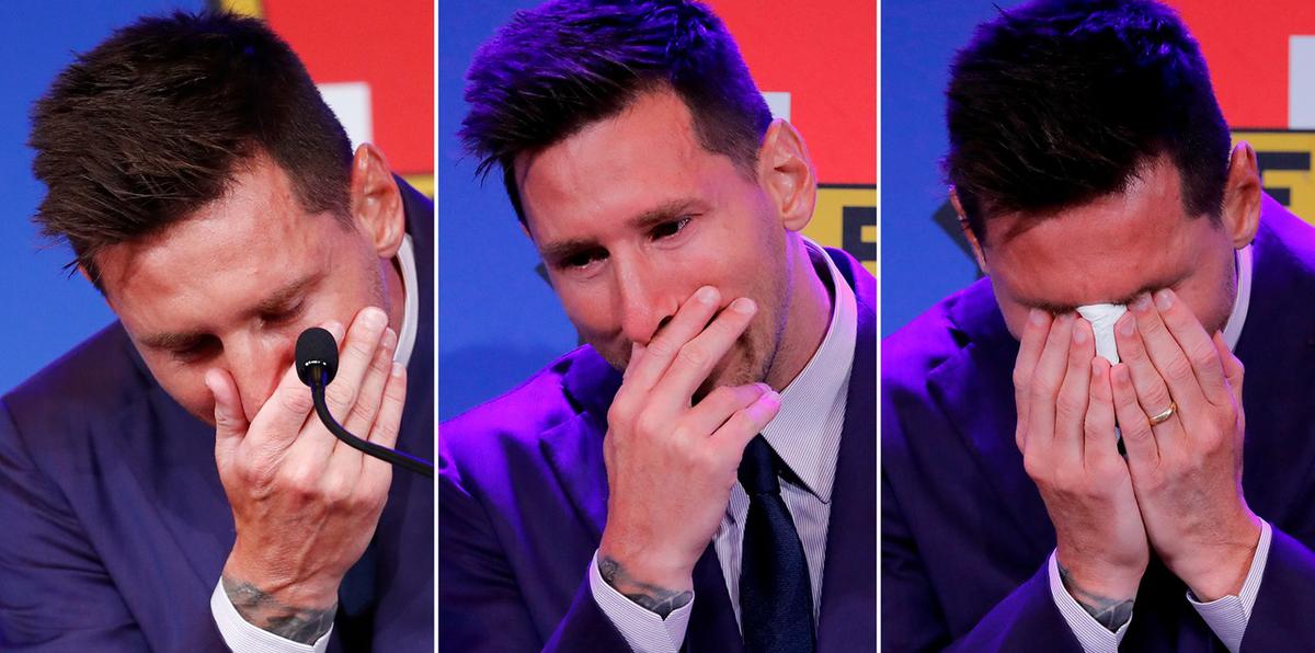 El llanto de Messi al salir del Barcelona: “Fue un baldazo de agua fría"