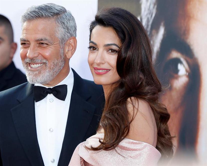 George y Amal Clooney realizaron el donativo a través de su fundación (EFE)
