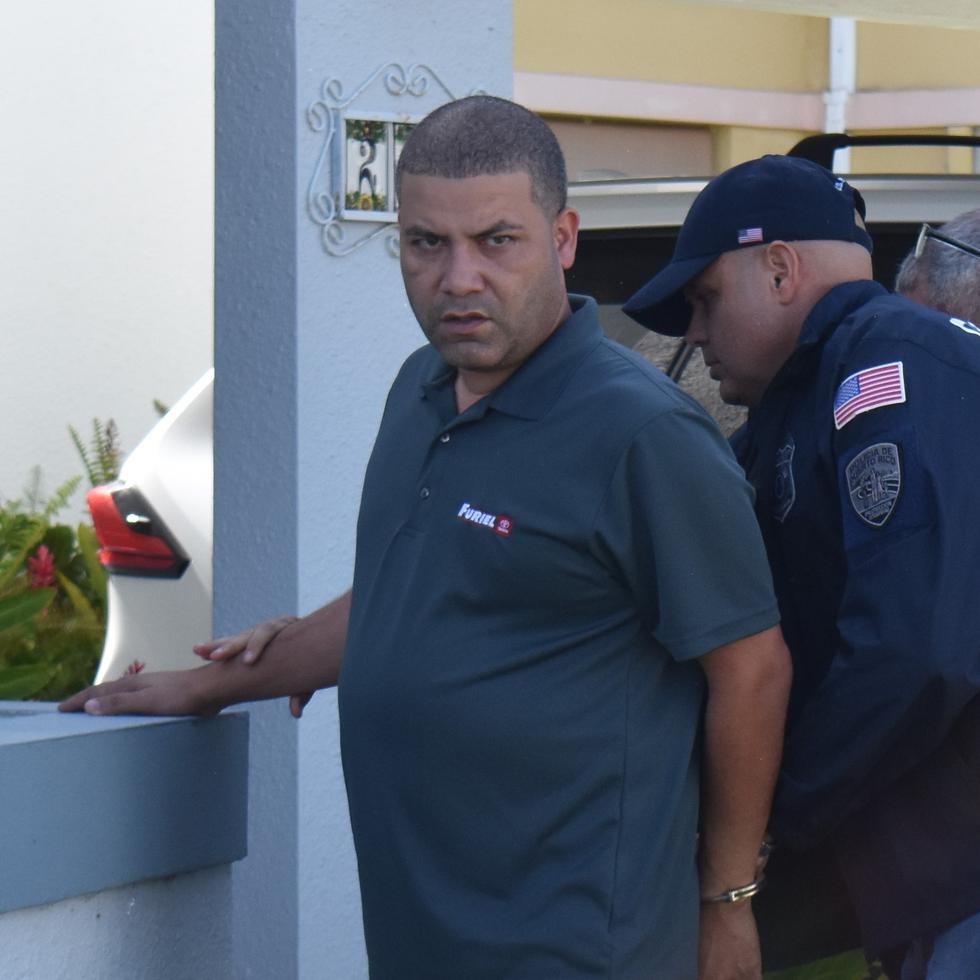Foto suminstrada por HSI que muestra el arresto de Francisco Ramos Domínguez.