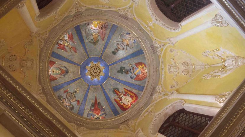 En la restauración de la cúpula se invirtieron $303,063.71 de fondos estatales y $4,720.91 de fondos privados del Patronato de Santa Catalina.