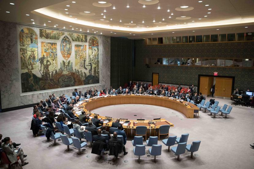 El Consejo de Seguridad de Naciones Unidas lleva a cabo una reunión sobre la situación entre Gran Bretaña y Rusia. (AP)