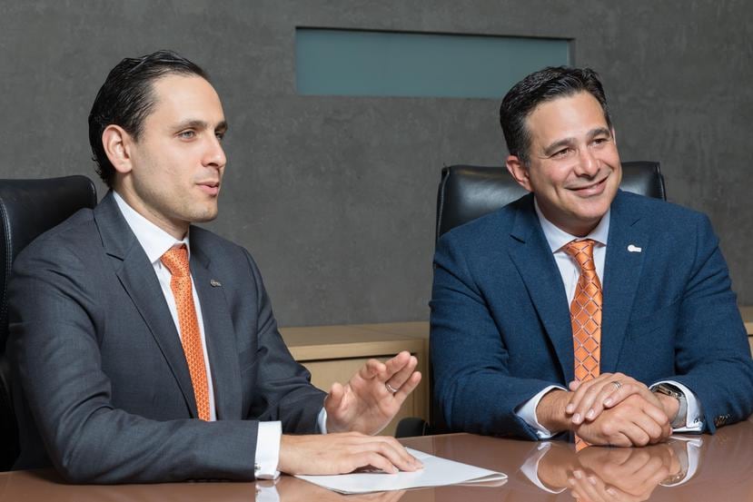 Jason Borschow y Javier González, ejecutivos de Abarca. (Suministrada)