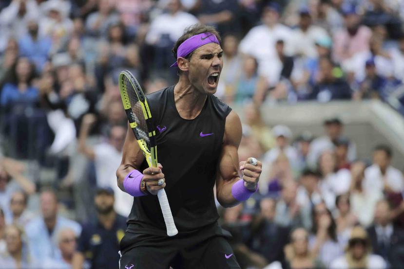Rafael Nadal ganó su 19º Grand Slam en el Abierto de Estados Unidos. (AP/Charles Krupa)