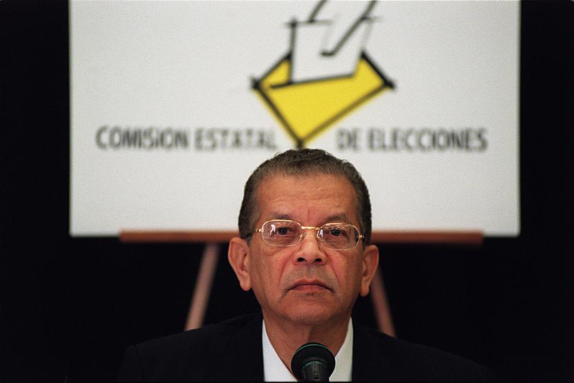 El expresidente de la Comisión Estatal de Elecciones Juan Melecio.