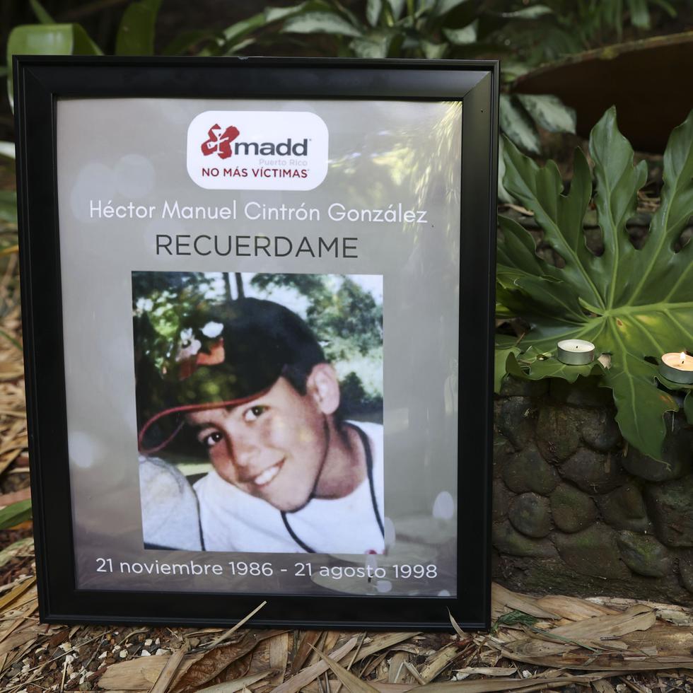 Héctor Manuel Cintrón González tenía tan solo 11 años cuando fue atropellado fatalmente por un conductor en estado de embriaguez, en 1998, en Vieques.