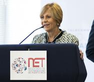 La presidenta del Negociado de Telecomunicaciones (NET), Sandra Torres López.
