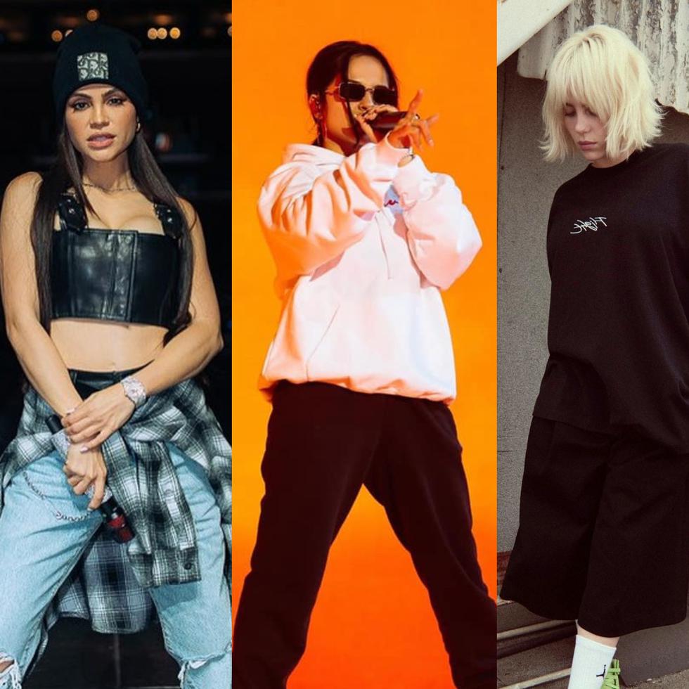 Natti Natasha, Becky G y Billie Eilish han sentado la pauta de la moda femenina en la industria de la música urbana.