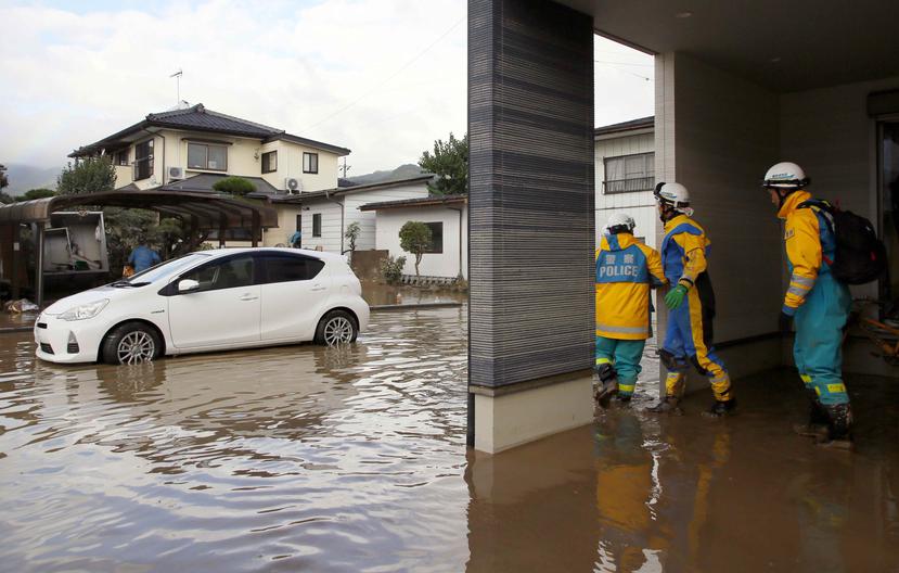 Las prefecturas centrales de Fukushima y Nagano fueron las más castigadas por las inundaciones y desbordamientos de ríos. (EFE)