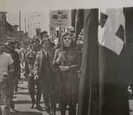 Imágenes de las protestas de Young Lords, después del asesinato de Manuel Ramos. Suministrada / DePaul University Richardson Library Special Collections and Archives.