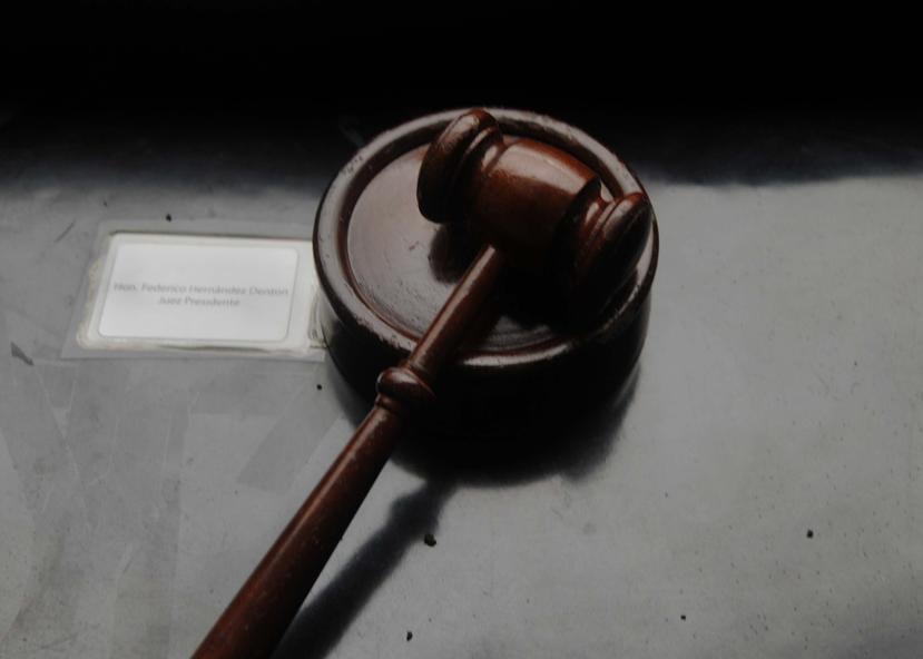 Imagen de un mallete utilizado por los jueces en el estrado.  (Archivo / GFR Media)