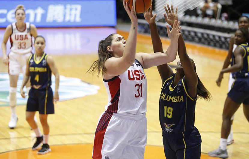 Stefanie Dolson, de Estados Unidos, dijo que las jugadoras se sienten seguras. (Suministrada / FIBA)