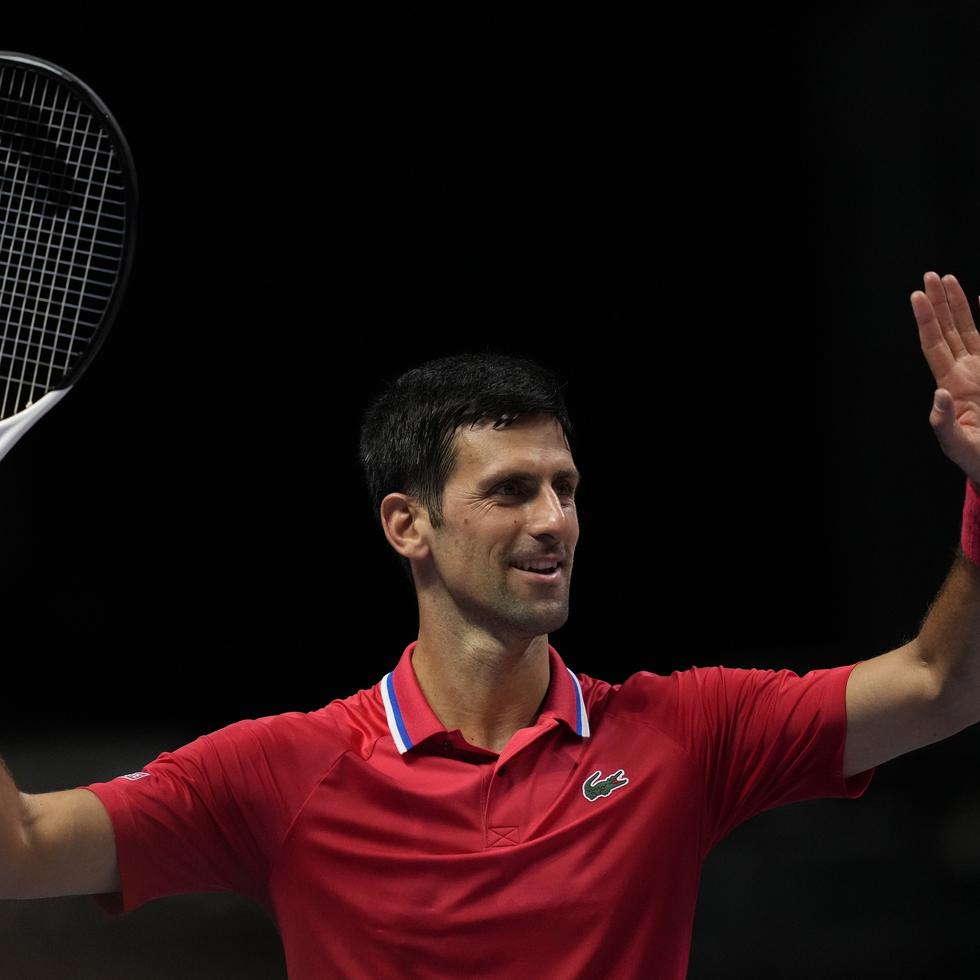 Novak Djokovic llegó a Adelaide el martes en la noche