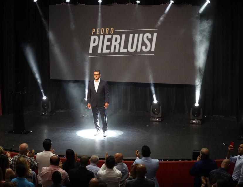 Pedro Pierluisi dio su discurso en Manatí.