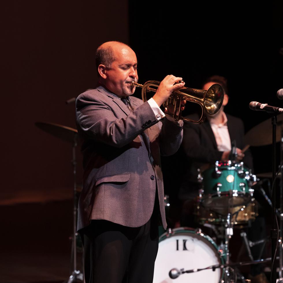 Puerto Rico Jazz Jam 2023 se celebróa el 27 y 28 de enero, en la Sala de Teatro René Marqués del Centro de Bellas Artes de Santurce. En esta foto: Humberto Ramírez - Trompeta & Flugelhorn y creador del festival. Foto: Alejandro Granadillo alejandrogranadillo@gmail.com