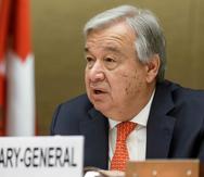 El secretario general de la ONU, Antonio Guterres. (EFE)