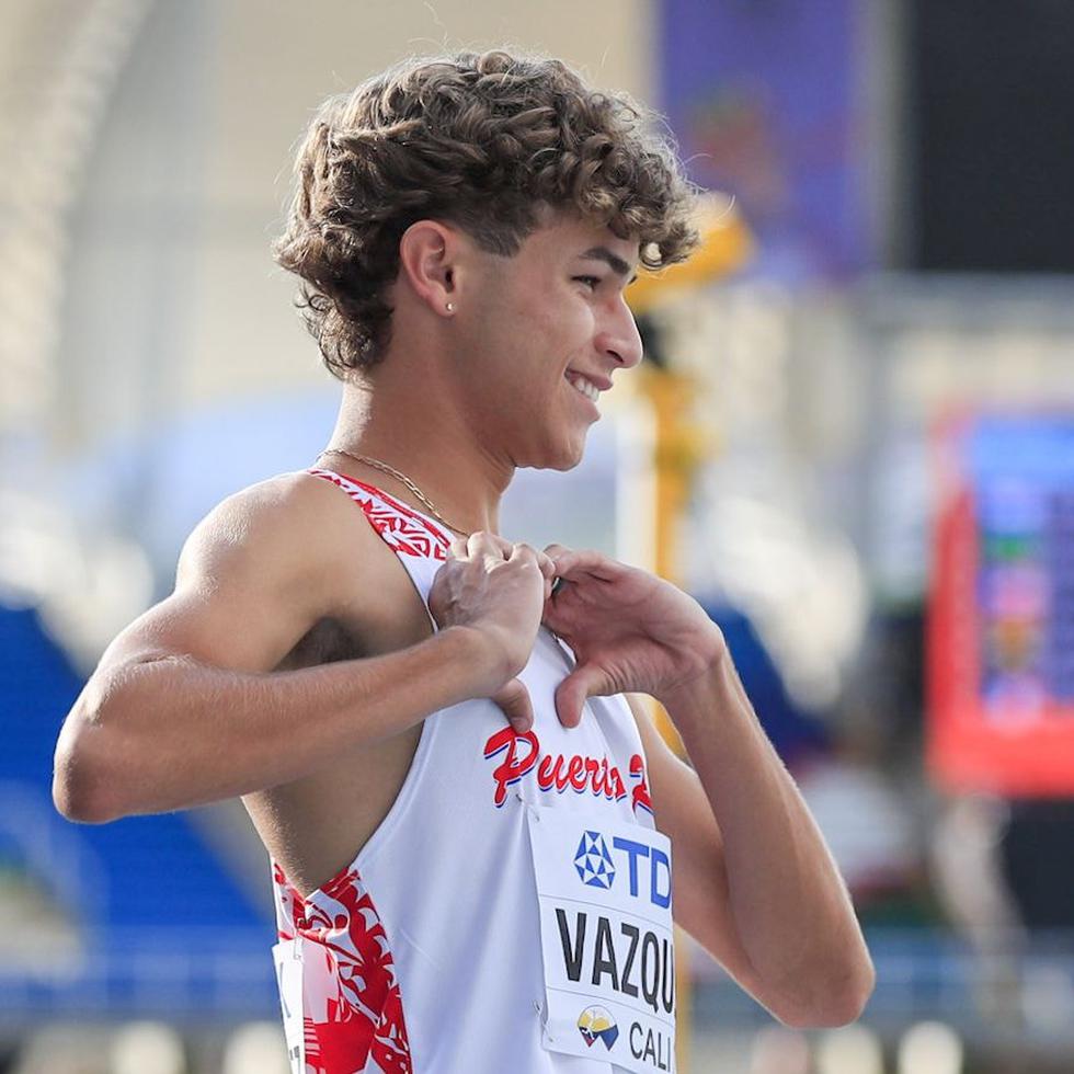 Yan Manuel Vázquez quedó en cuarta posición en la final de los 400 metros con vallas del Mundial Sub-20 que se celebró en Cali, Colombia, en agosto del pasado año.