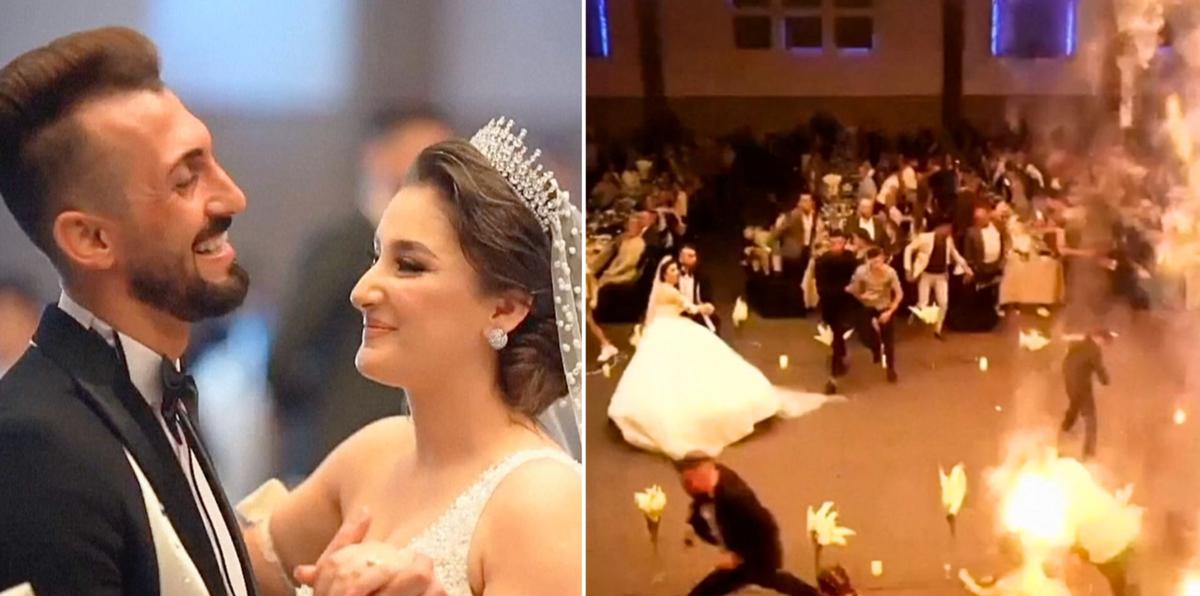 100 personas mueren durante primer baile de recién casados 