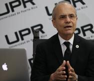 Presidente de la Universidad de Puerto Rico, Jorge Haddock.