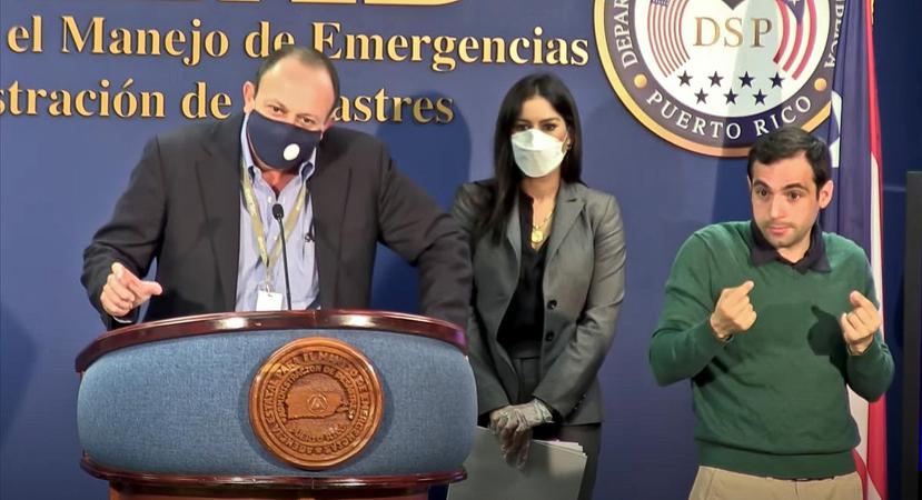Juan Carlos Ramírez, vicepresidente de Evertec, compareció a una conferencia de prensa para adjudicarse las fallas en el sistema del Departamento del Trabajo y Recursos Humanos. (GFR Media)