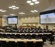 La embajadora de Santa Lucía, Menissa Rambally, encabezó la sesión como presidenta del Comité Especial de Descolonización de la ONU.