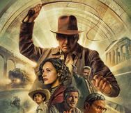 Afiche de la película "Indiana Jones and the Dial of Destiny".