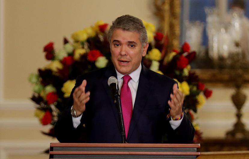 El presidente de Colombia, Iván Duque, suspendió las negociaciones con el ELN. (EFE)