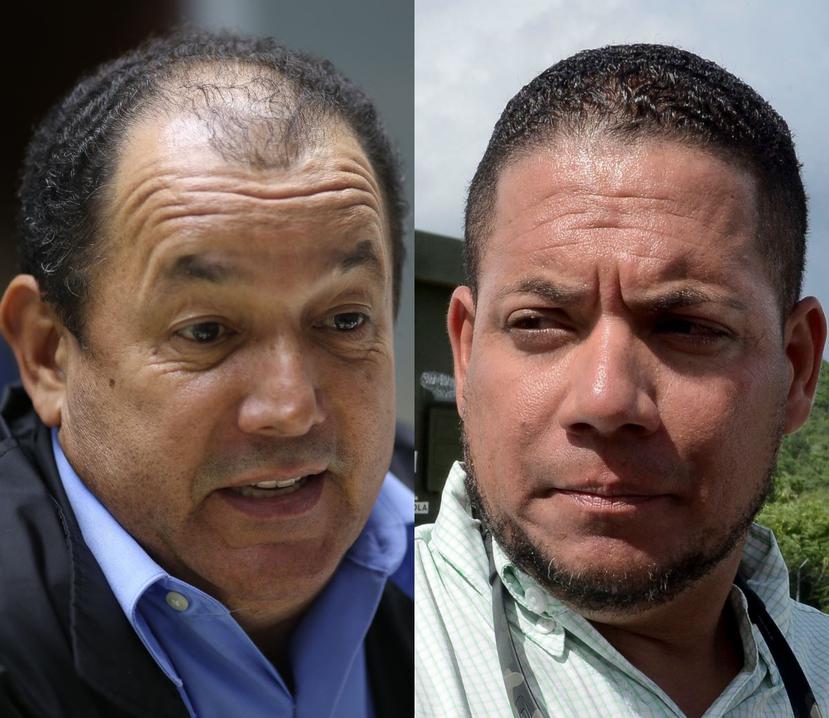 El alcalde de Maricao, Gilberto Valentín, y el alcalde de Culebra, Iván Solís. (GFR Media)