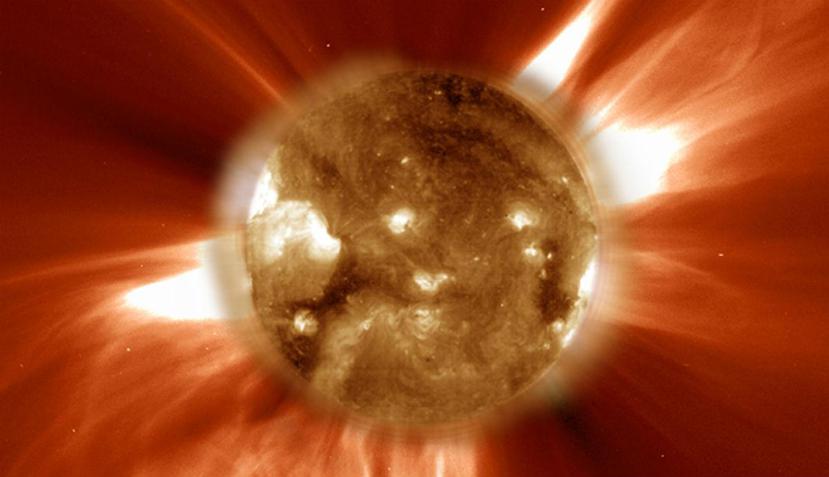 Los datos fueron recogidos por el Observador Solar y el Observatorio Heliosférico. (Fuente / NASA)