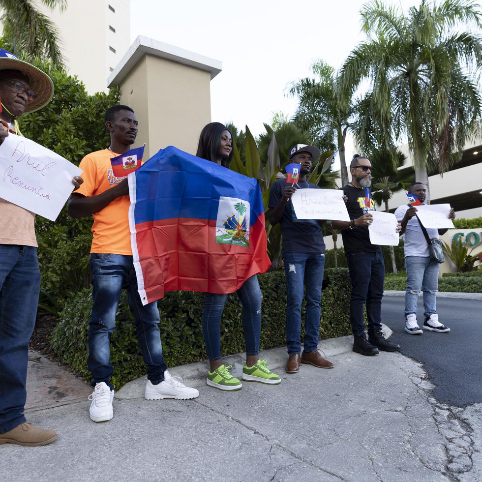 Líderes haitiano repudiaron la estancia de Ariel Henry en Puerto Rico.