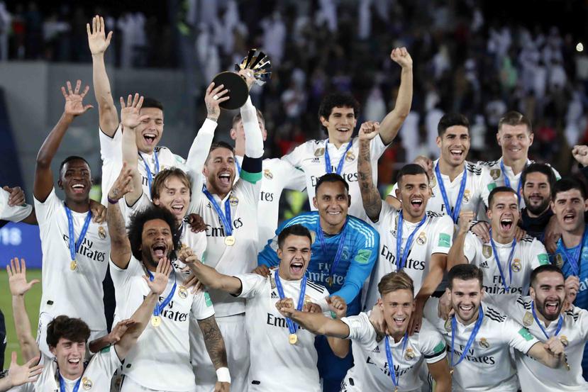 El Real Madrid ganó el Mundial de Clubes en diciembre de 2018. (AP)