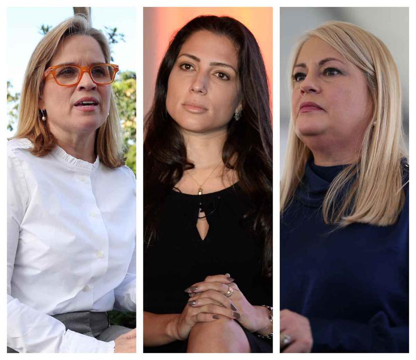 La alcaldesa de San Juan, Carmen Yulín Cruz, la abogada Alexandra Lúgaro y la gobernadora Wanda Vázquez Garced son tres de las 146 mujeres que aspiran a puestos electivos en este ciclo electoral. (GFR Media)