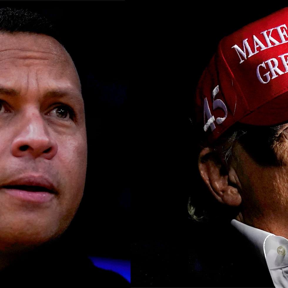 Alex Rodríguez y Donald Trump han tenido sus diferencias en el pasado.